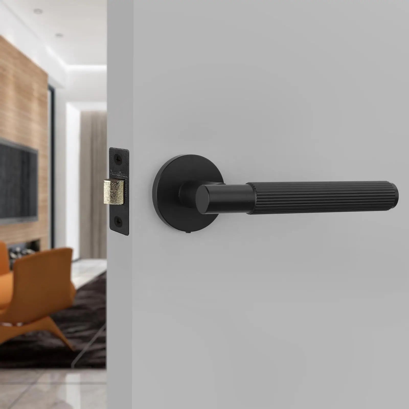 Hera Internal Door Handles - Matt Black