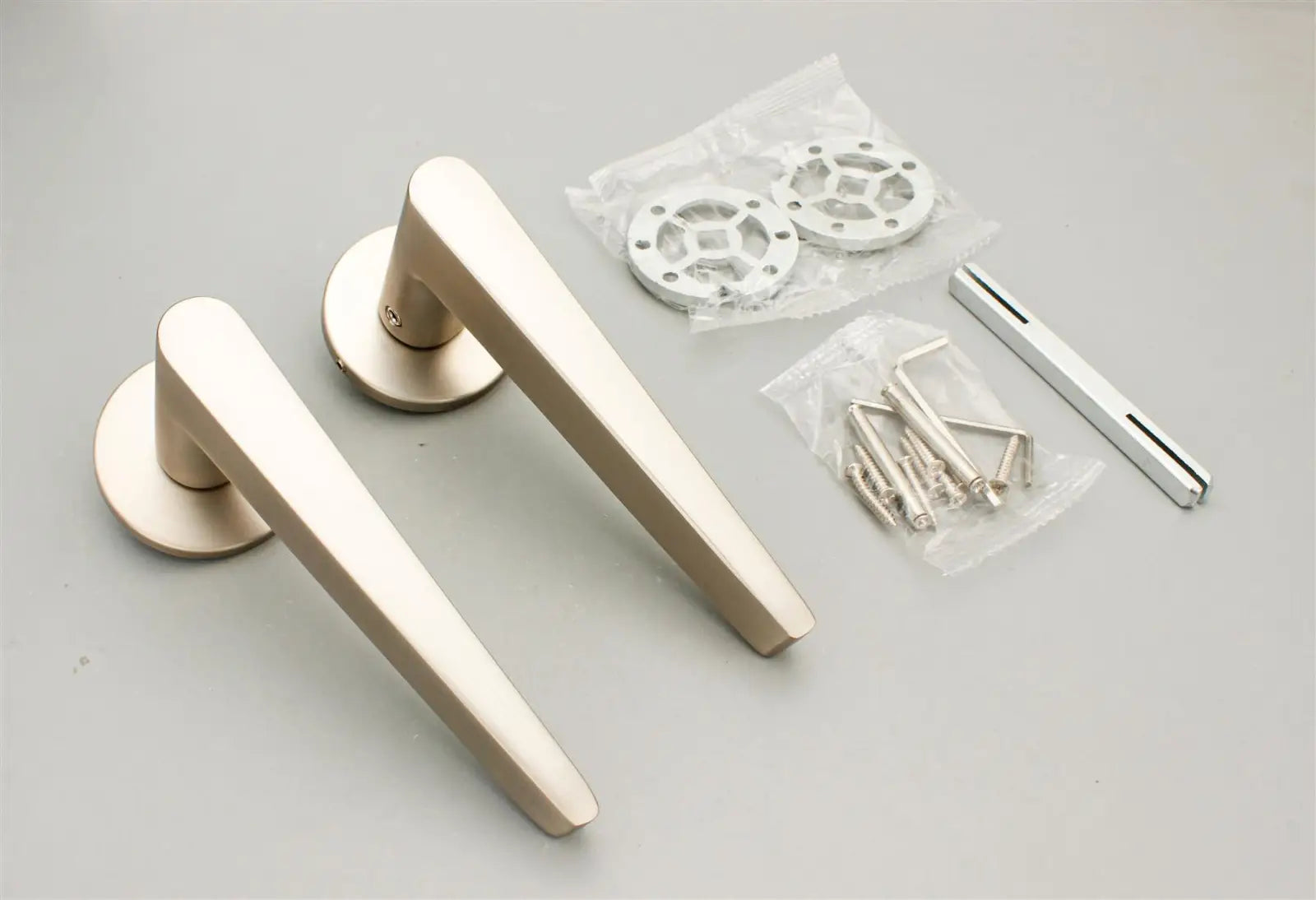 Terra Internal Door Handles - Brushed Satin Nickel - – Buy Today