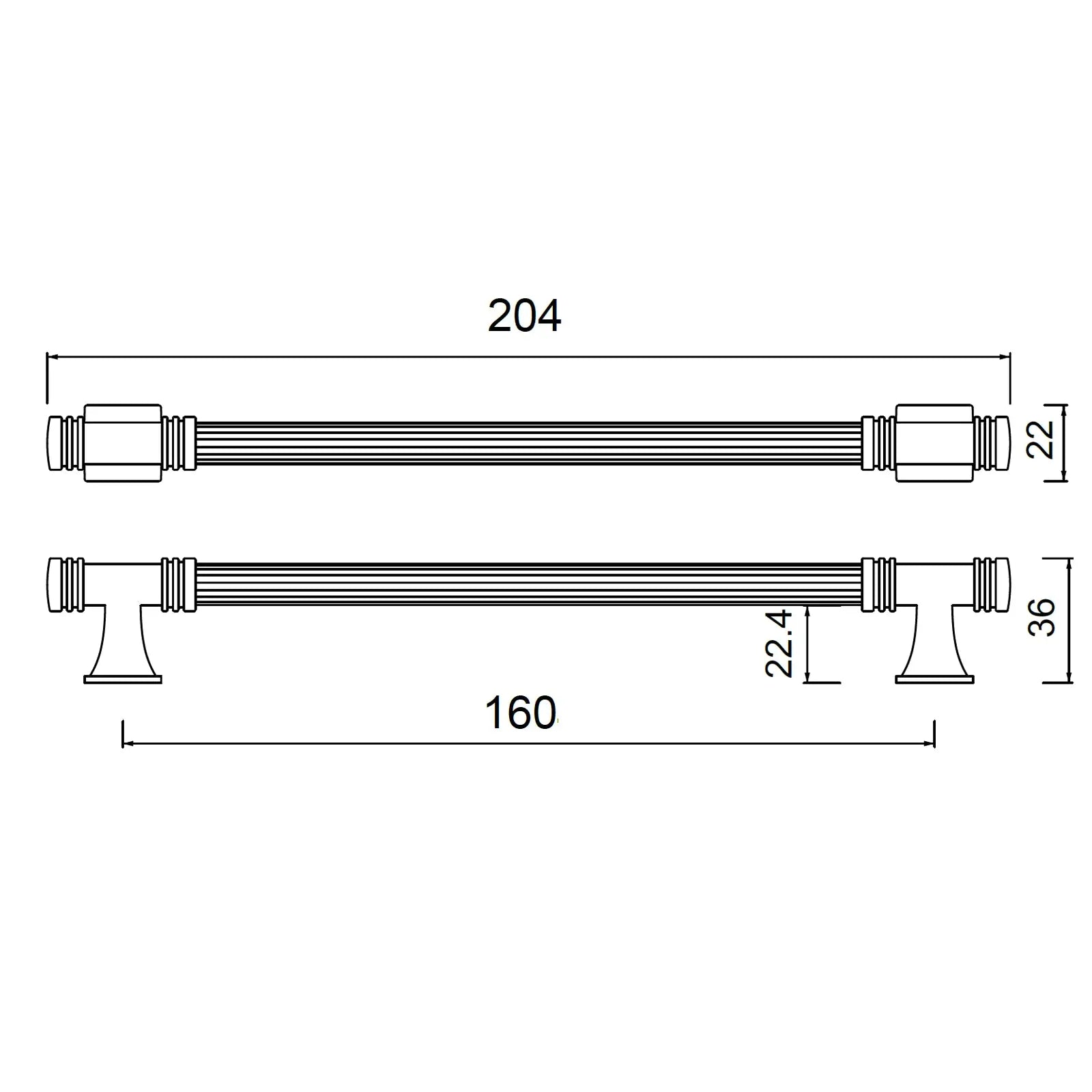 #size selection_160mm hole centres