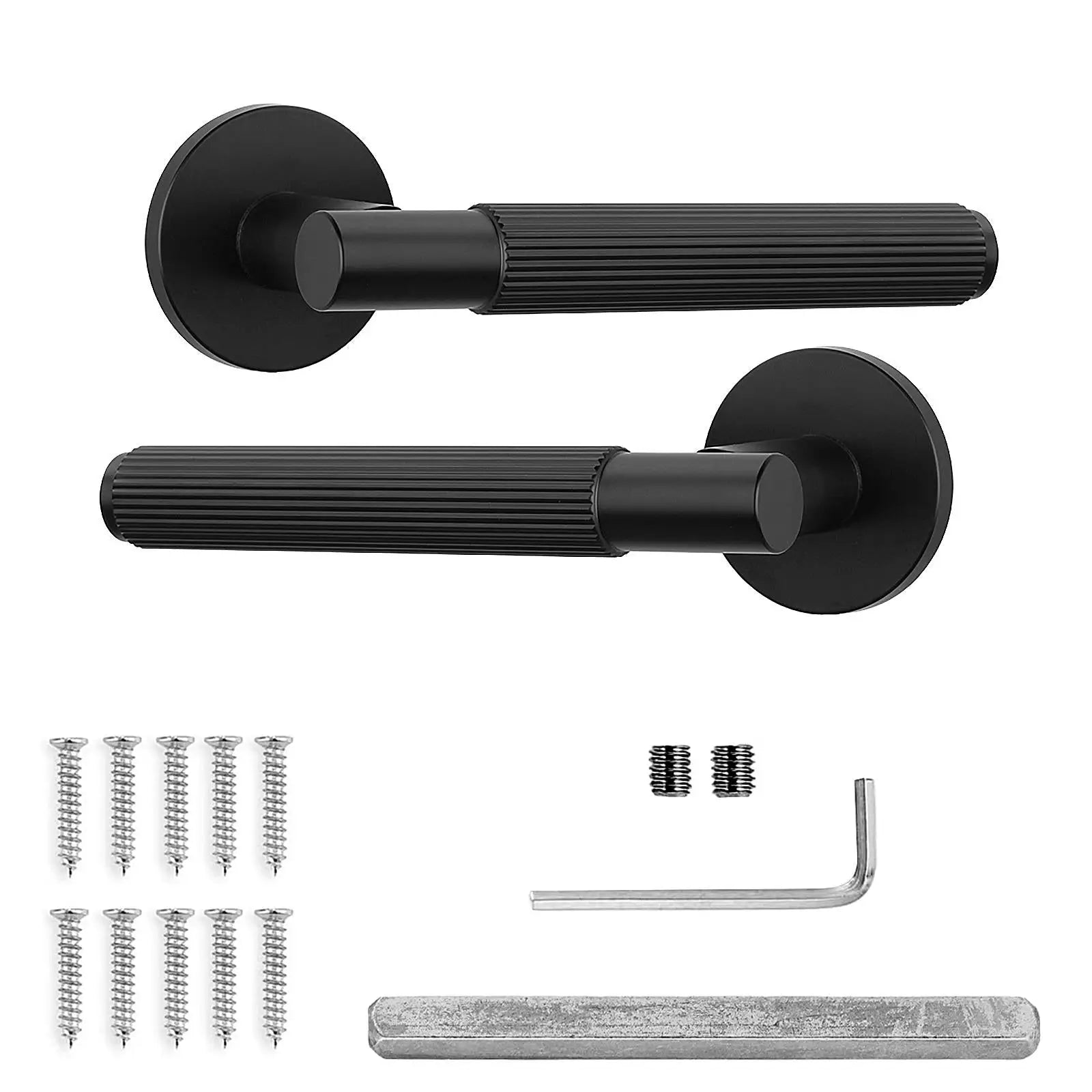 Hera Internal Door Handles - Matt Black