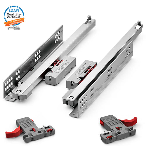 Push To Open Full Extension Undermount Drawer Runners - Decor And Decor