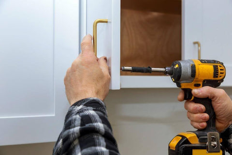 How To Attach Cabinet Handles