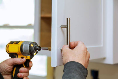 How To Attach Cabinet Handles